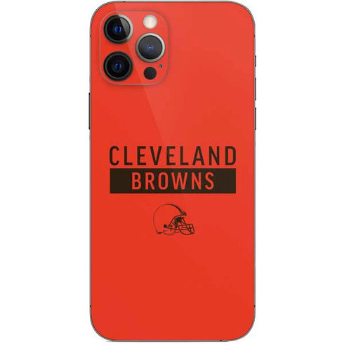 NFL Cleveland Browns Orange Performance Series iPhone 12 Pro Skin
